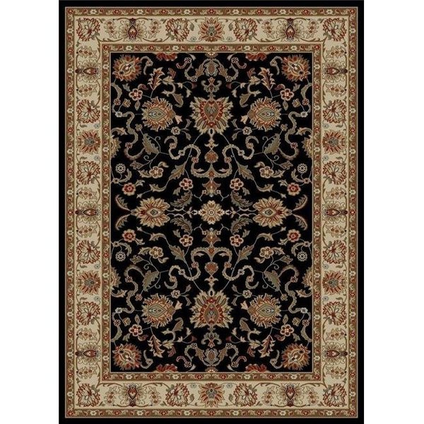 Concord Global Trading Concord Global 65136 6 ft. 7 in. x 9 ft. 6 in. Ankara Agra - Black 65136